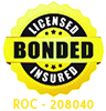 Licensed Bonded Insured